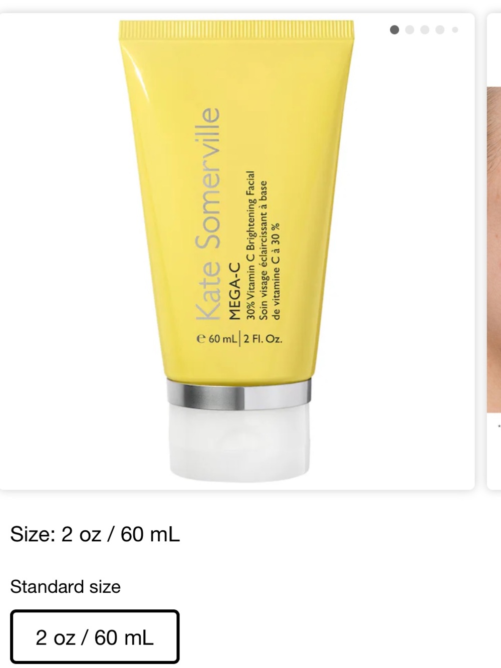 Kate Somerville Yellow MEGA-C Brightening Facial